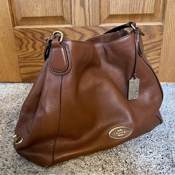 Coach Lori bag in saddle - Picture 4 of 7